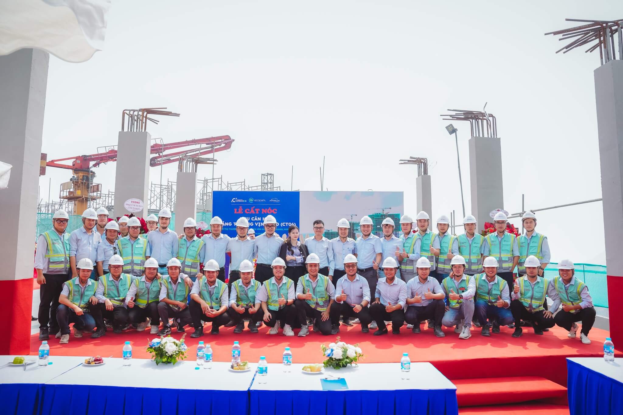 LỄ CẤT NÓC KHU CĂN HỘ QUẢNG TRƯỜNG VỊNH ĐẢO (CT06)