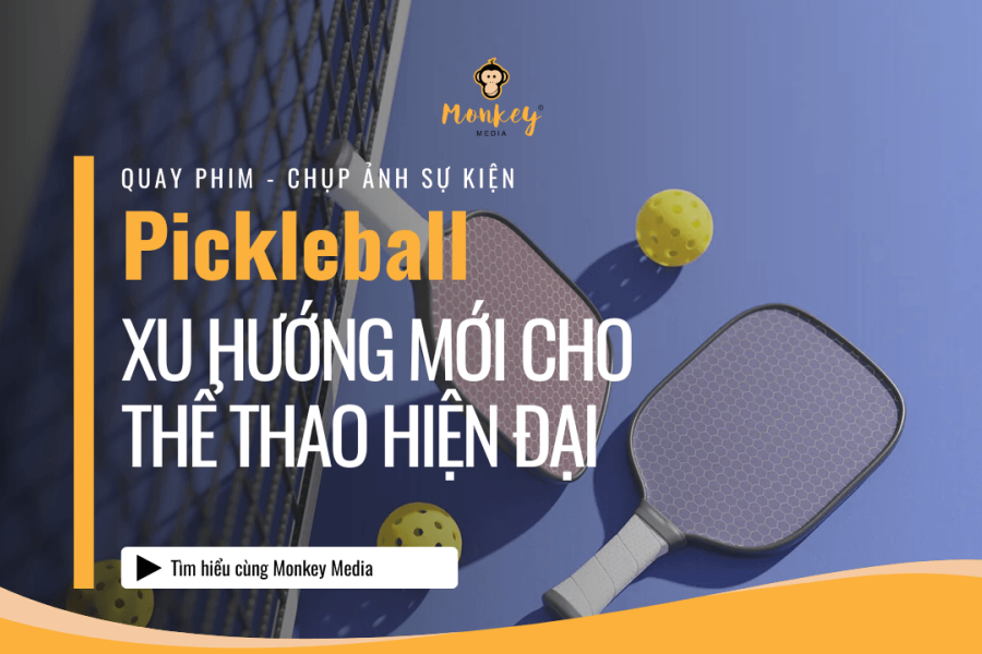 Quay phim, chụp ảnh Pickleball – xu hướng mới cho thể thao hiện đại